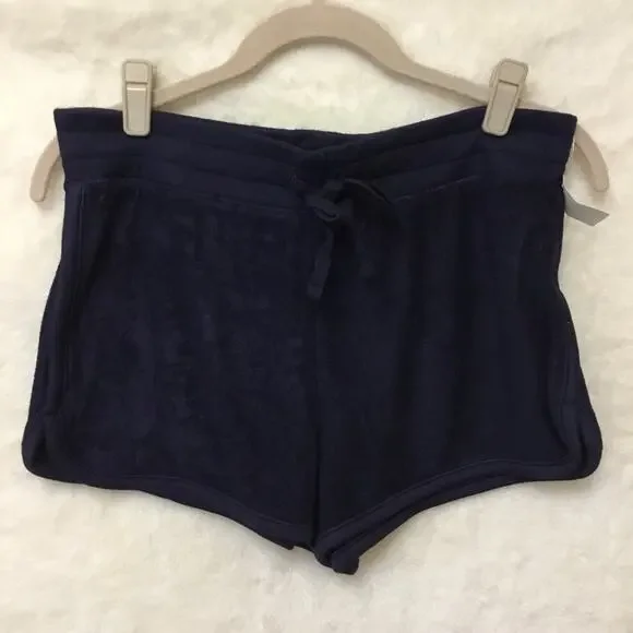 GAP Factory Navy Blue Reverse Terry Pajama Shorts - Picture 4 of 12